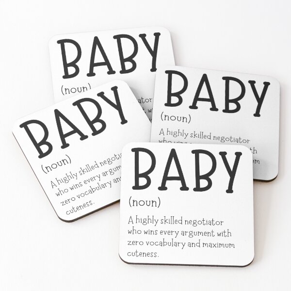 Item preview, Baby Funny Hilarious Newborn Definition designed and sold by CuteLovelyDesigns.