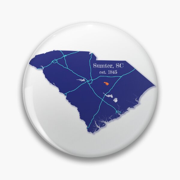 Item preview, Sumter, SC [Blue] designed and sold by PhilbonianDezin.