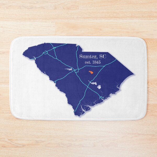 Item preview, Sumter, SC [Blue] designed and sold by PhilbonianDezin.