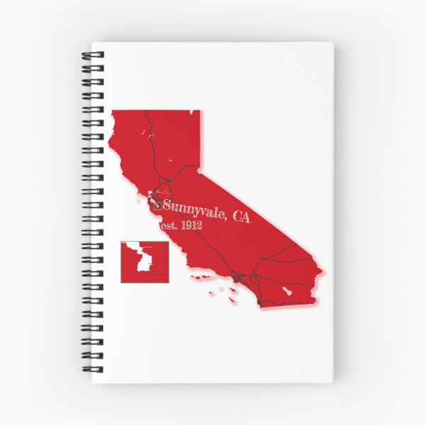Item preview, Sunnyvale, CA [Rojo] designed and sold by PhilbonianDezin.