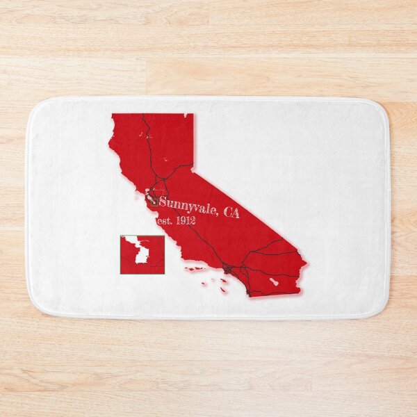 Item preview, Sunnyvale, CA [Red] designed and sold by PhilbonianDezin.
