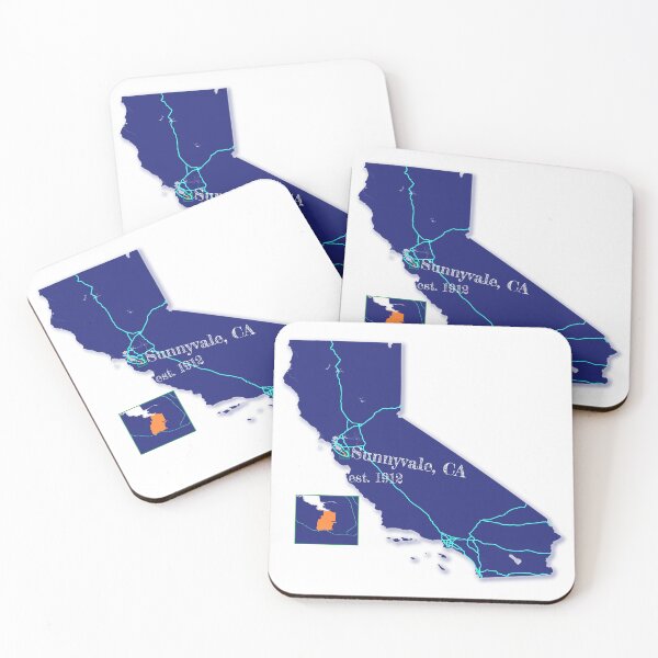 Item preview, Sunnyvale, CA [Blue] designed and sold by PhilbonianDezin.