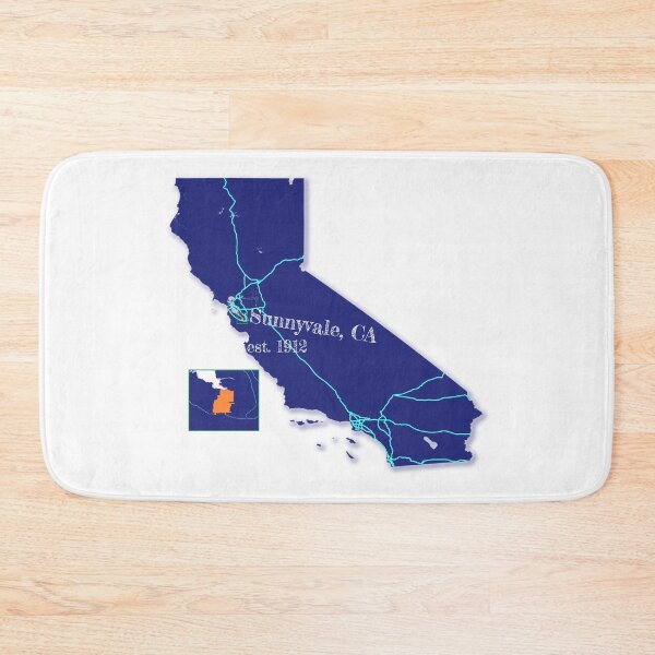 Item preview, Sunnyvale, CA [Blue] designed and sold by PhilbonianDezin.