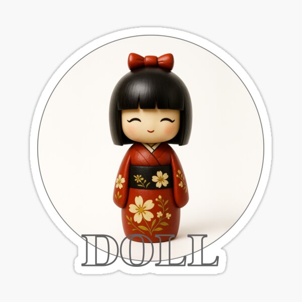 Item preview, Japanese Kokeshi doll. designed and sold by moths-minor.