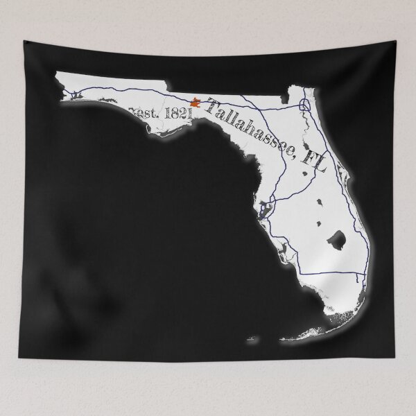 Item preview, Tallahassee, FL [White] designed and sold by PhilbonianDezin.