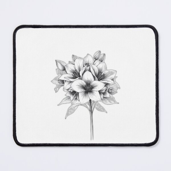 Item preview, Charcoal Flower Bouquet Sketch designed and sold by sharon1210.