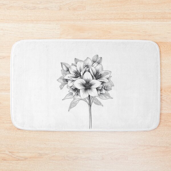 Item preview, Charcoal Flower Bouquet Sketch designed and sold by sharon1210.