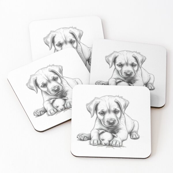 Item preview, Charcoal Sketch of Playful Puppy designed and sold by sharon1210.