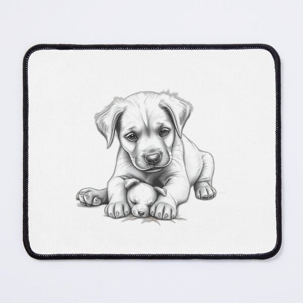 Item preview, Charcoal Sketch of Playful Puppy designed and sold by sharon1210.