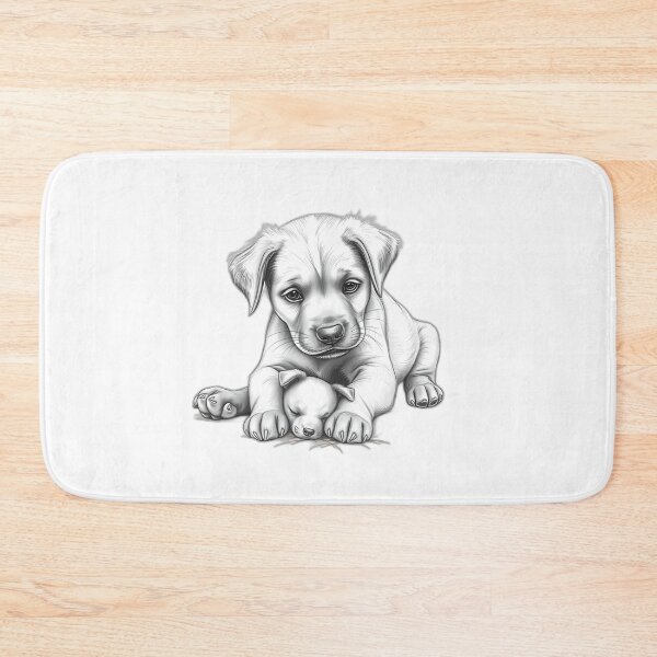 Item preview, Charcoal Sketch of Playful Puppy designed and sold by sharon1210.