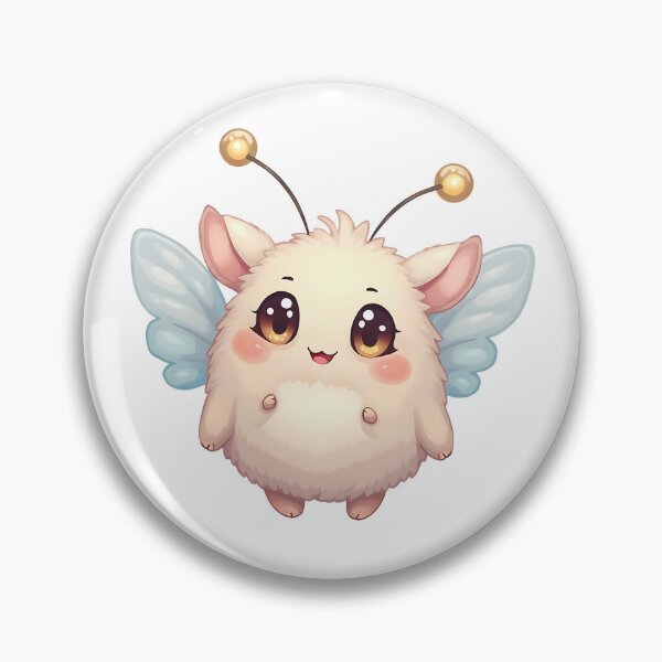 Item preview, Fluffy Fantasy Creature with Wings and Antennae designed and sold by ChicChikCraze.