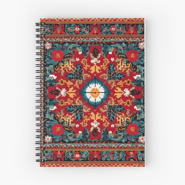 Item preview, Uzbekistan Neem Embroidery Fancywork Carpet Pattern designed and sold by GrinGalore.