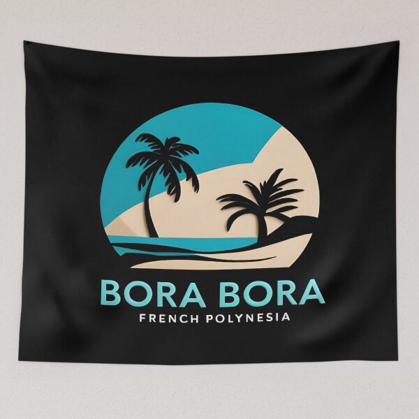 Item preview, Bora Bora - French Polynesia  designed and sold by GoodOldVintage.