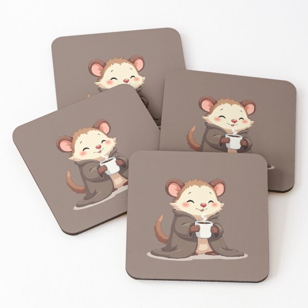 Item preview, Cute Opossum Tired of Coffee, Funny, Opossum, Animal, Gift designed and sold by ChearshiPrints.