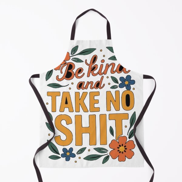 Item preview, Be kind and take no shit _ Bold feminist floral quate sticker designed and sold by KDesignCrafts.