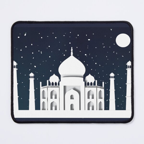 Item preview, Taj Mahal Agra Iconic Monument Design | Symbol of Love and Heritage Art designed and sold by ArtsyExplorer.
