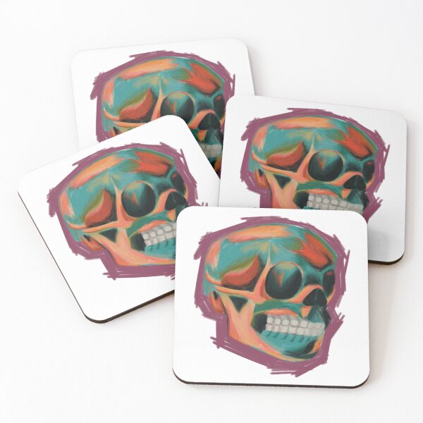 Item preview, Colorful Skull designed and sold by camt214.