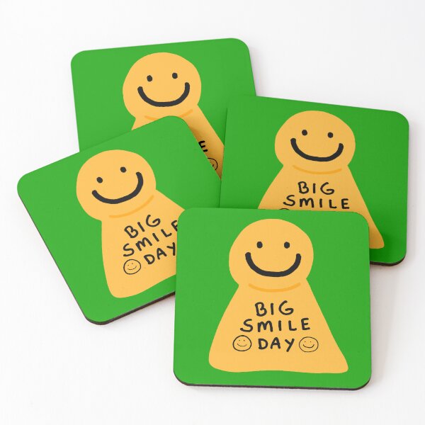 Item preview, Cute Happy Smiling Yellow Face Big Smile Day  designed and sold by wenjunior.