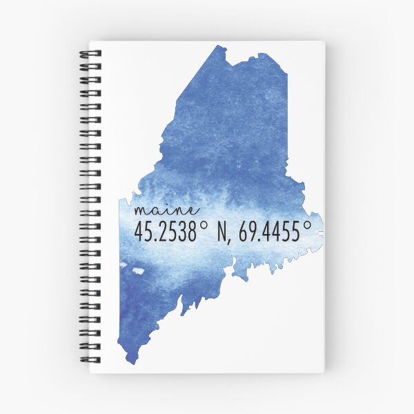 Item preview, Maine Coordinates designed and sold by Sabrina Joelle.