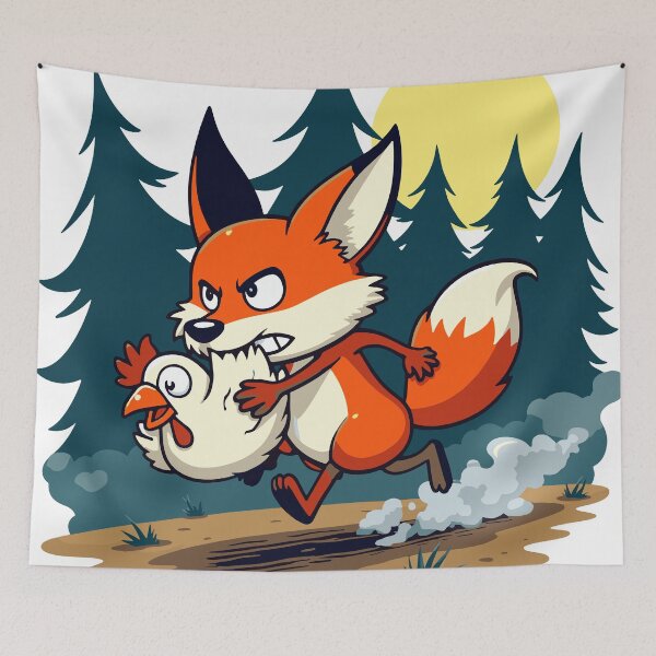 Item preview, Cunning Fox designed and sold by MonStock.