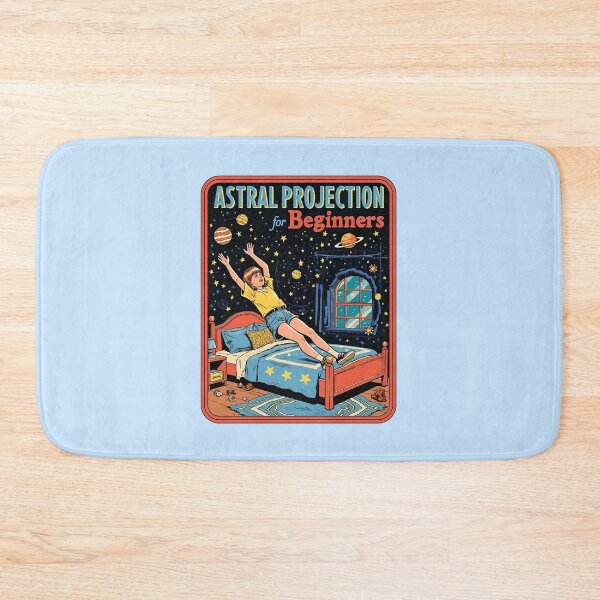 Item preview, Astral Projection for Beginners: A Retro Cosmic Art designed and sold by Vintagenaut Co..