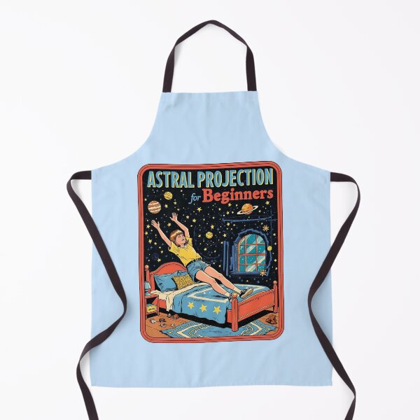 Item preview, Astral Projection for Beginners: A Retro Cosmic Art designed and sold by Vintagenaut Co..