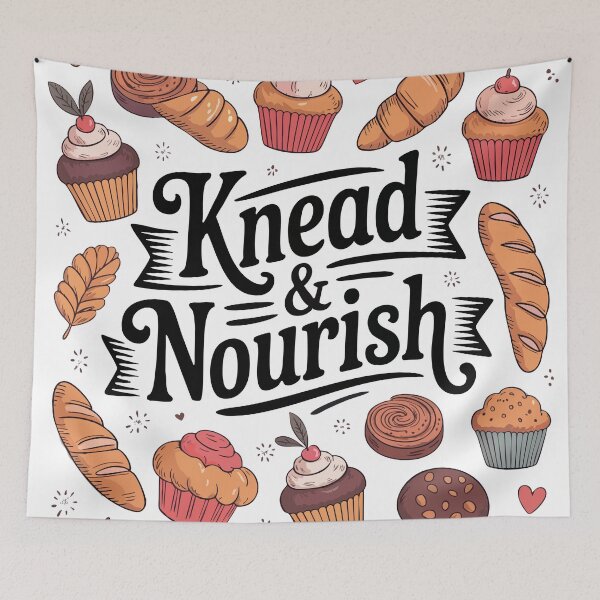 Item preview,  Knead & Nourish Bakery Delights designed and sold by 89BLACK.