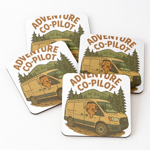 Item preview,  Adventure dog copilot - vanlife travel designed and sold by aziza-doodles.