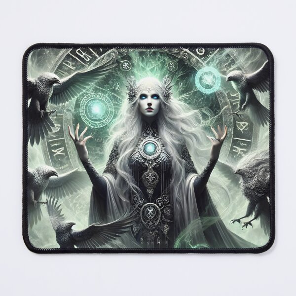 Item preview, "Freyja – Norse Goddess of Magic and Love | Dark Ethereal Fantasy Art" designed and sold by Umbra666.