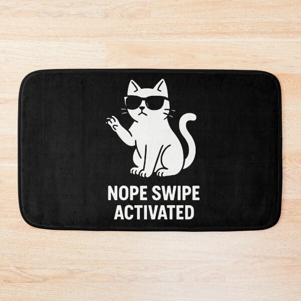 Item preview, Nope Cat Swiping with Attitude Doing Nope Gesture designed and sold by Taans-Creation.