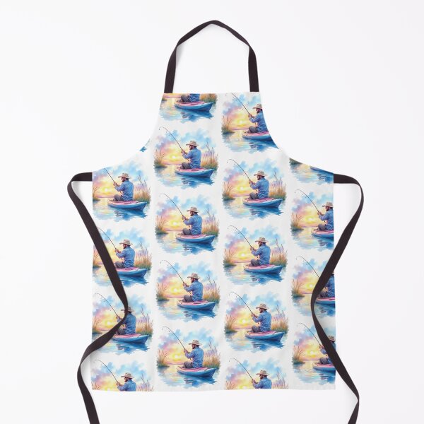 Item preview, Kayak Fisherman at Sunset on the Lake Colorful designed and sold by pixeldizajn.