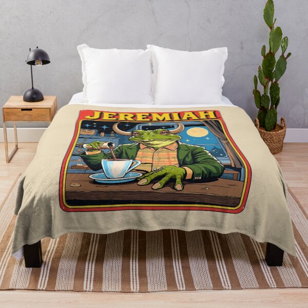 Item preview, Jeremiah the Bullfrog: Retro Comic Style Art designed and sold by Vintagenaut Co..