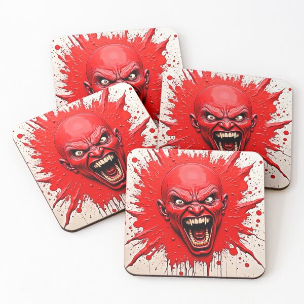 Item preview, Red Demon Fury Art designed and sold by Health And Fitness Posts e-Store.