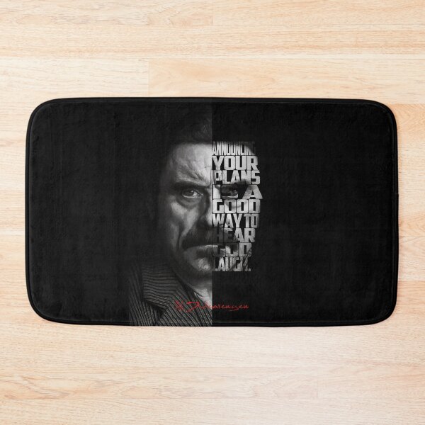 Artikelvorschau, Zitat-Kunstwerk von Al Swearengen – Minimalistisches Charakterdesign von Deadwood entworfen und verkauft von Enea Kelo.