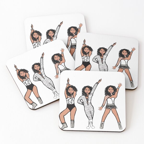 Item preview, Tri Pose Dancer / Majorette Black & White B designed and sold by TheStyleofU.