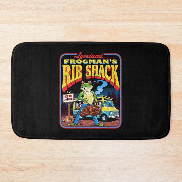 Item preview, Loveland Frogman's Rib Shack: Retro Cryptid BBQ designed and sold by Vintagenaut Co..