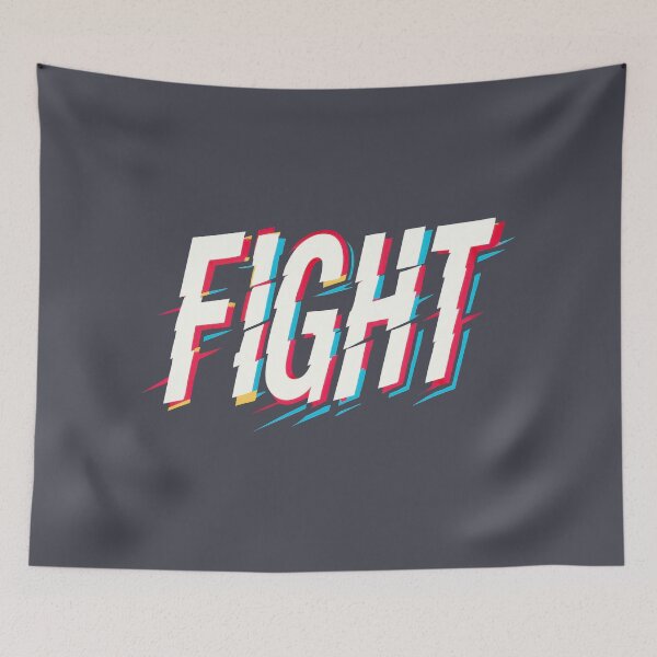 Item preview, Fight On with Neon Speed Lines designed and sold by EdvvinStudios.