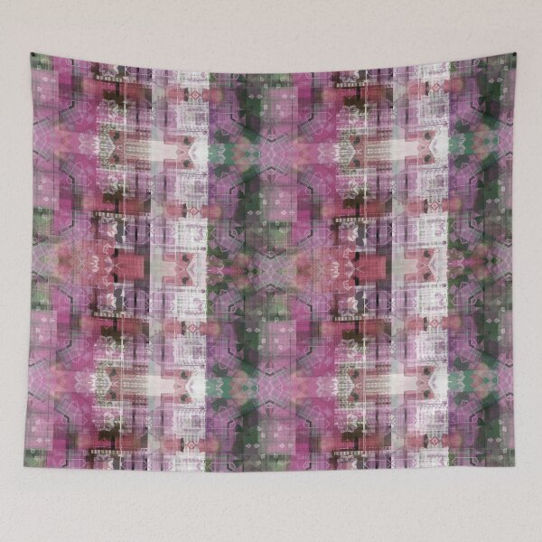 Item preview,  Digital Weave by Jenny Meehan Pink  designed and sold by Jenny Meehan Art Prints and Patterns  .