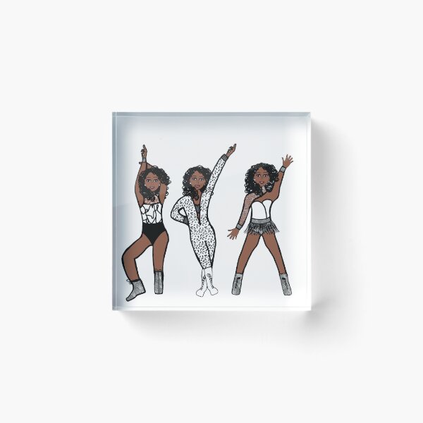 Item preview, Tri Pose Dancer / Majorette Black & White A designed and sold by TheStyleofU.