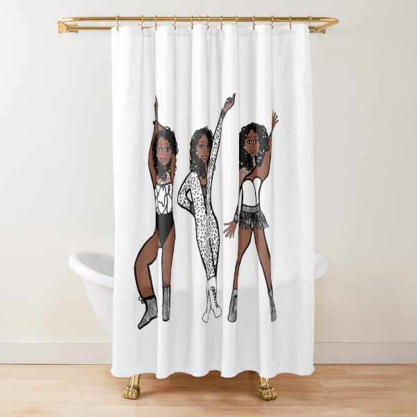 Item preview, Tri Pose Dancer / Majorette Black & White A designed and sold by TheStyleofU.
