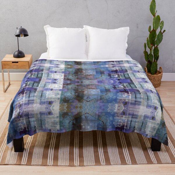 Item preview, Digital Weave by Jenny Meehan Blue designed and sold by Jenny Meehan Art Prints and Patterns .