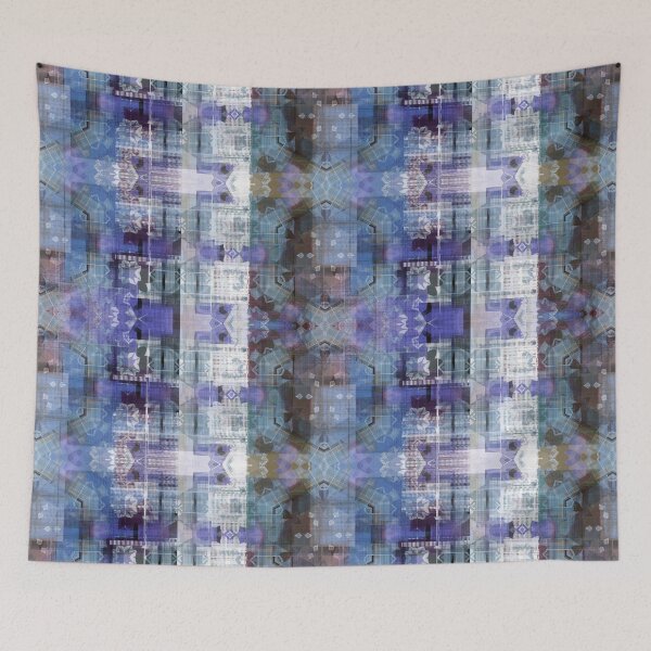 Item preview, Digital Weave by Jenny Meehan Blue designed and sold by Jenny Meehan Art Prints and Patterns  .
