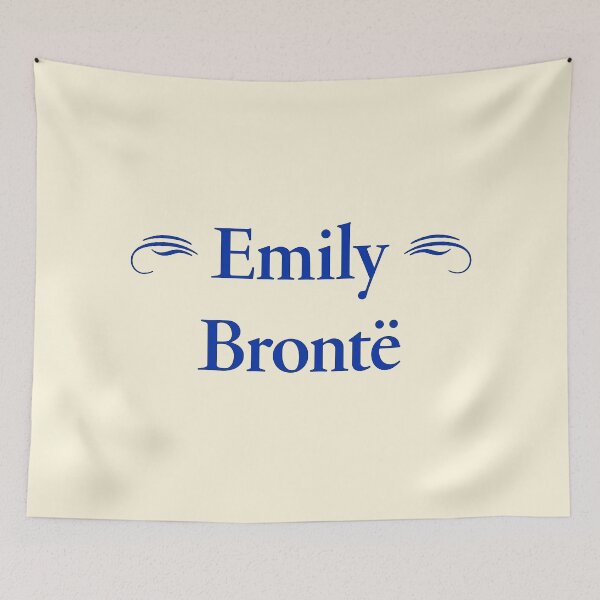 Item preview, Emily Brontë, English Authoress, Classic Literature designed and sold by CharlottePlaceArt.