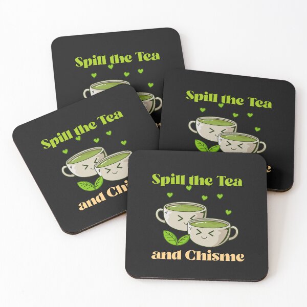 Item preview, Spill the Tea and Chisme designed and sold by MsUniqueTees.