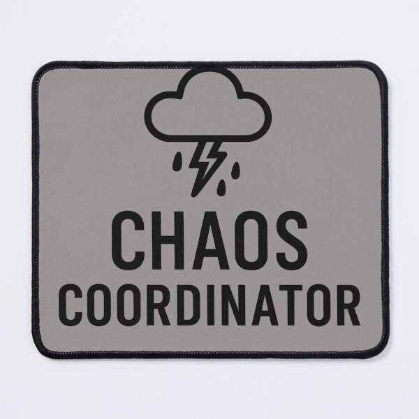 Item preview, Chaos Coordinator – Minimalist Storm Cloud Design designed and sold by LoomisDreams.