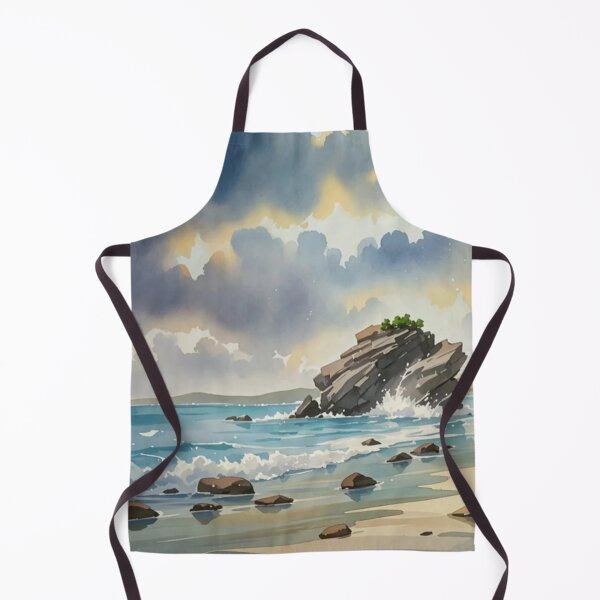 Item preview, Thurlestone rock(watercolour + AI) designed and sold by artsmeow.