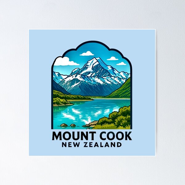 Item preview, Mount Cook, New Zealand designed and sold by Myra365Art.