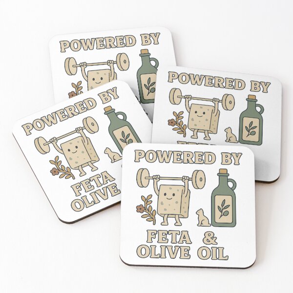Item preview, Powered By Feta & Olive Oil designed and sold by k3rstman1.
