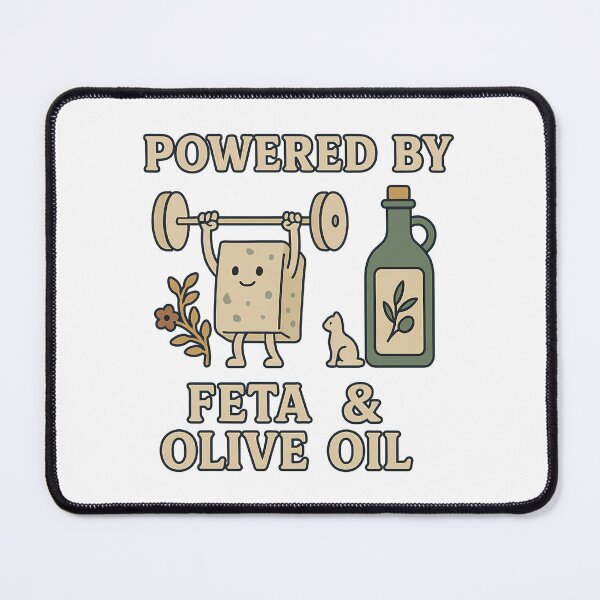Item preview, Powered By Feta & Olive Oil designed and sold by k3rstman1.