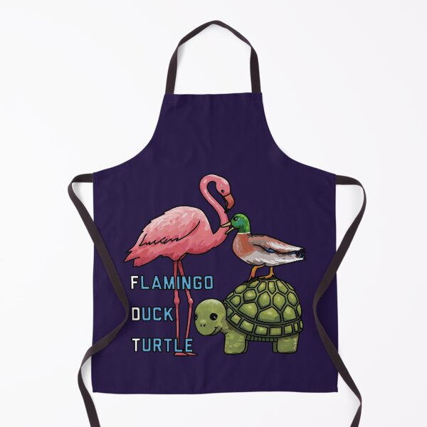 Item preview, Flamingo Duck Turtle designed and sold by Art by Veya.